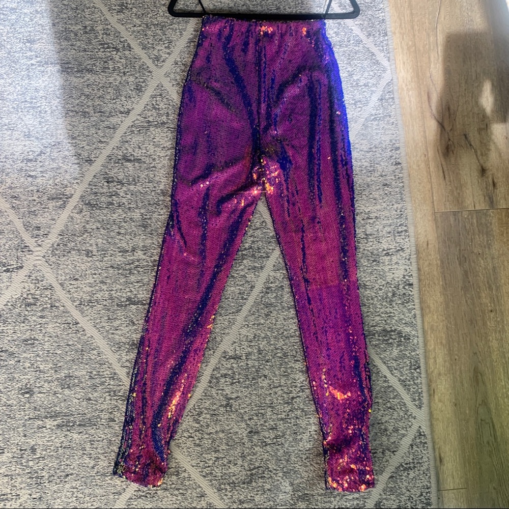 Amazing Rainbow Sequin Sparkle Pants